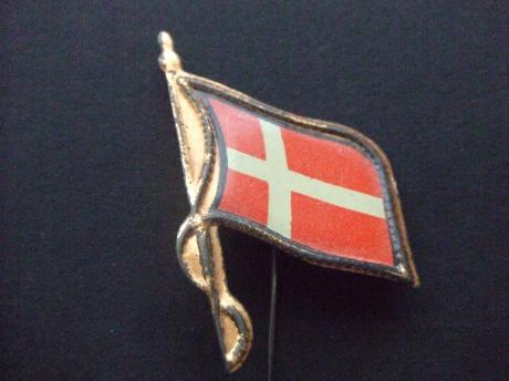 Denemarken vlag rood met een wit Scandinavisch kruis